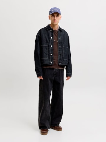 JACK & JONES Sweatshirt Sweatshirt in Braun