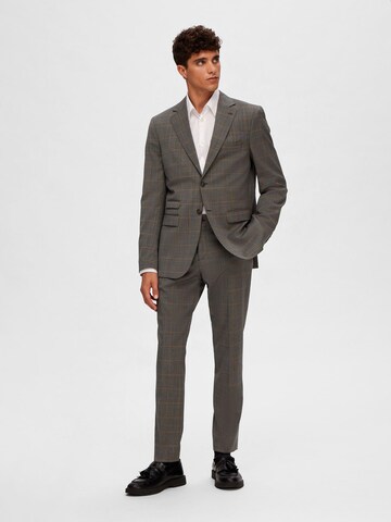 SELECTED HOMME Regular fit Suit Jacket in Grey