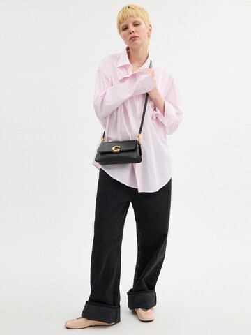 COACH Schultertasche in Schwarz