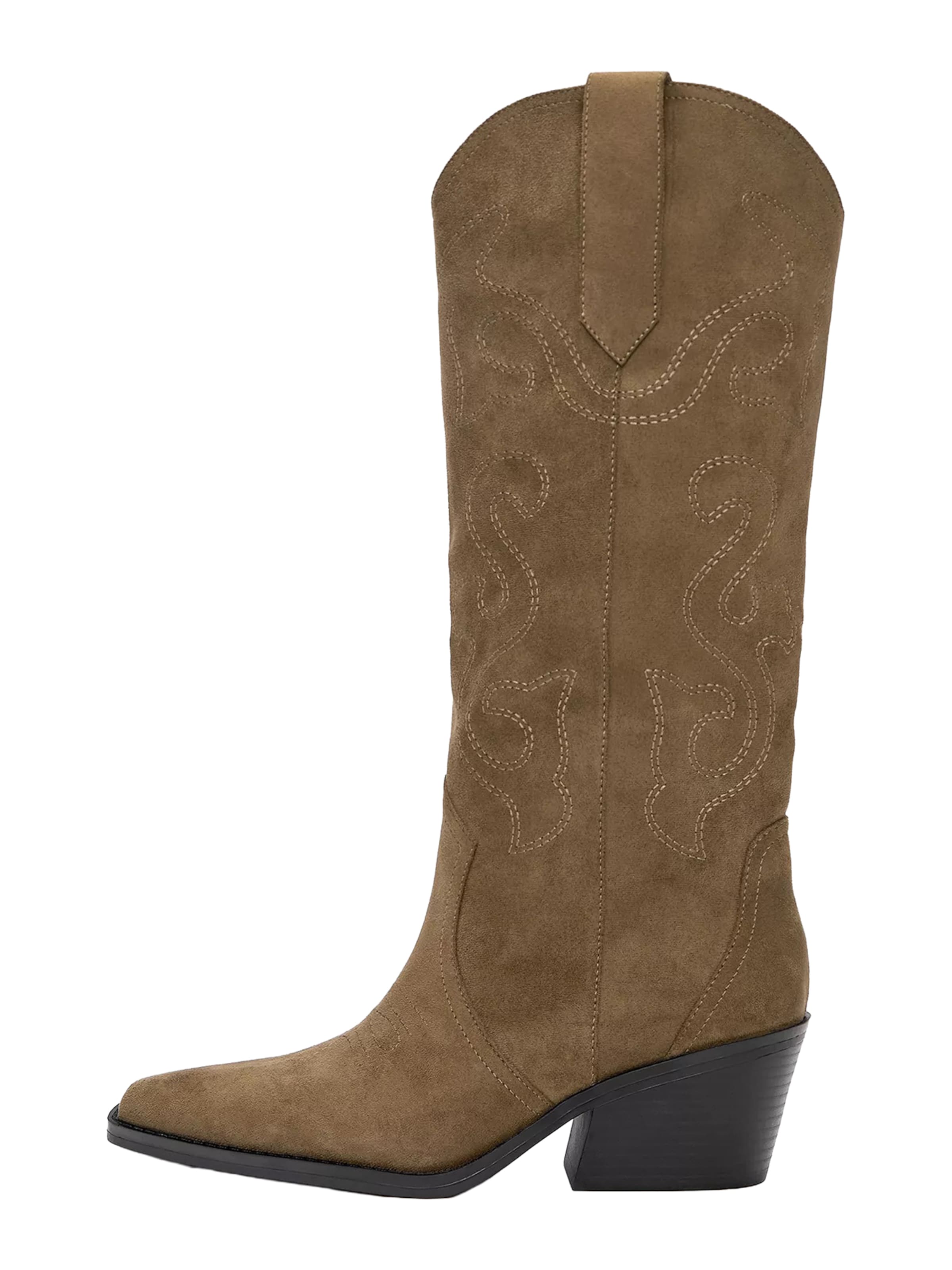 Bottes de cowboy Pull&amp;Bear en marron : devant