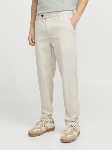 JACK & JONES Slim fit Chino Pants 'Marco Connor' in White: front