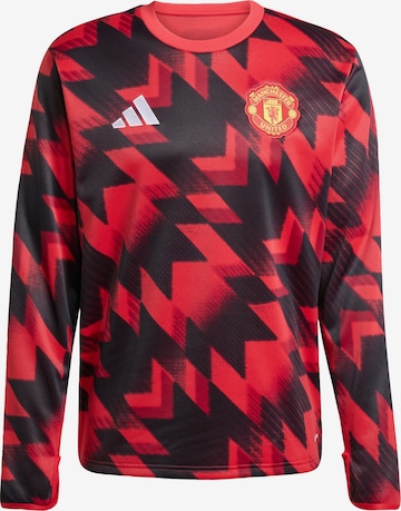 ADIDAS PERFORMANCE - Camiseta deportiva 'Manchester United 25/26 Pre-Match' en rojo: frente