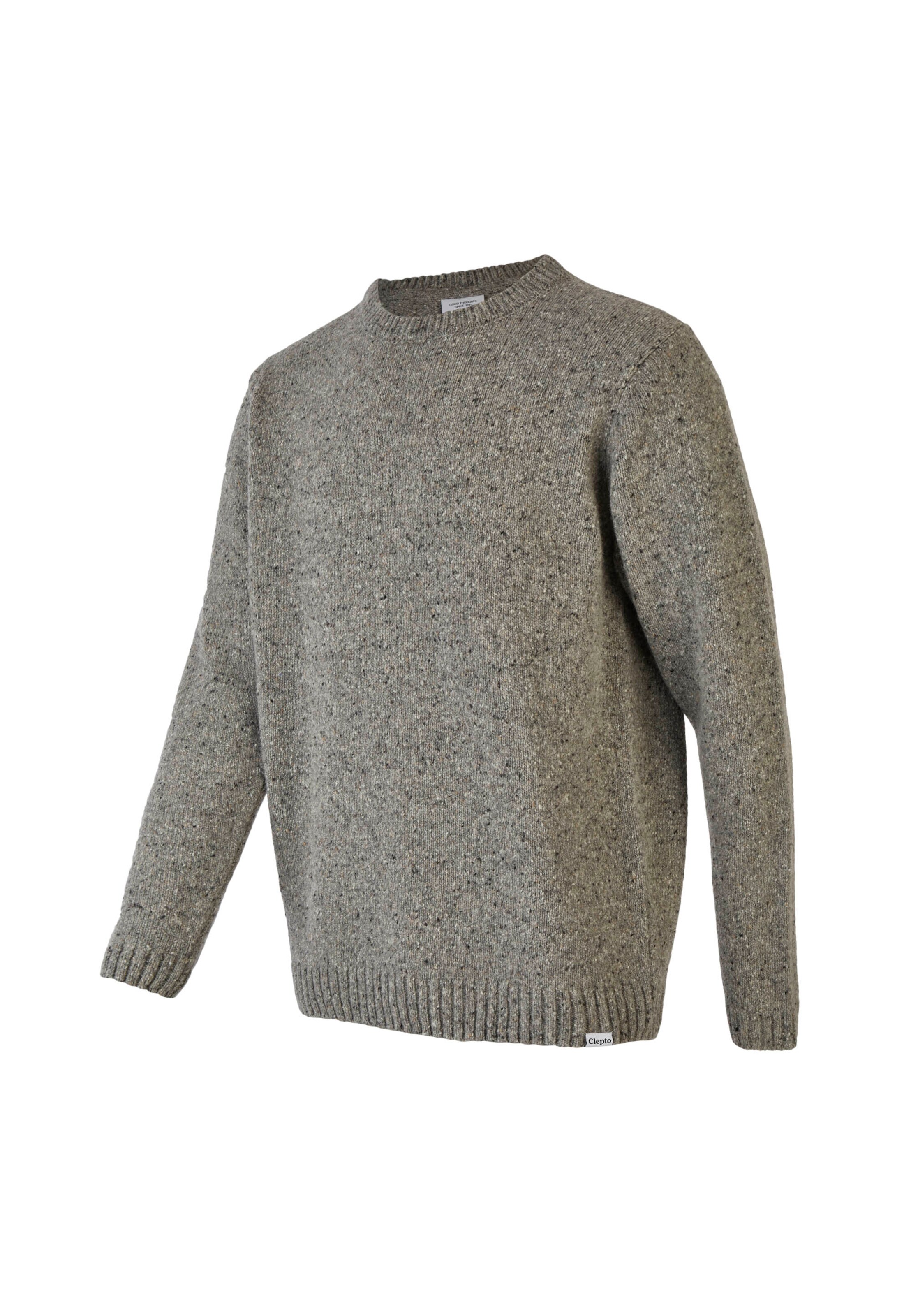 Cleptomanicx Pullover 'Spacer' in Grau