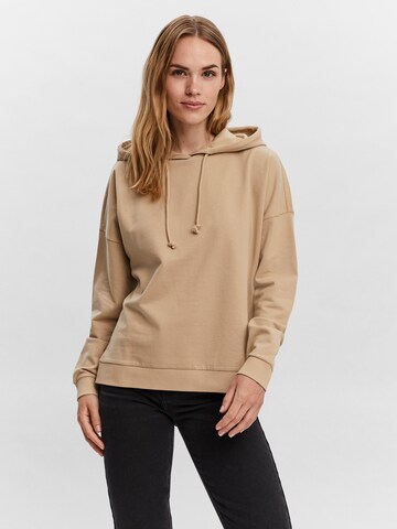 VERO MODA Sweatshirt 'Octavia' i beige: forside