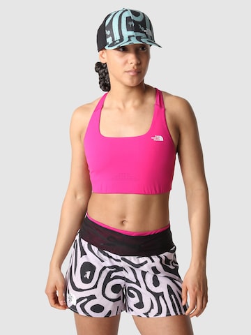 THE NORTH FACE Bralette Sports Bra 'MOVMYNT' in Pink: front