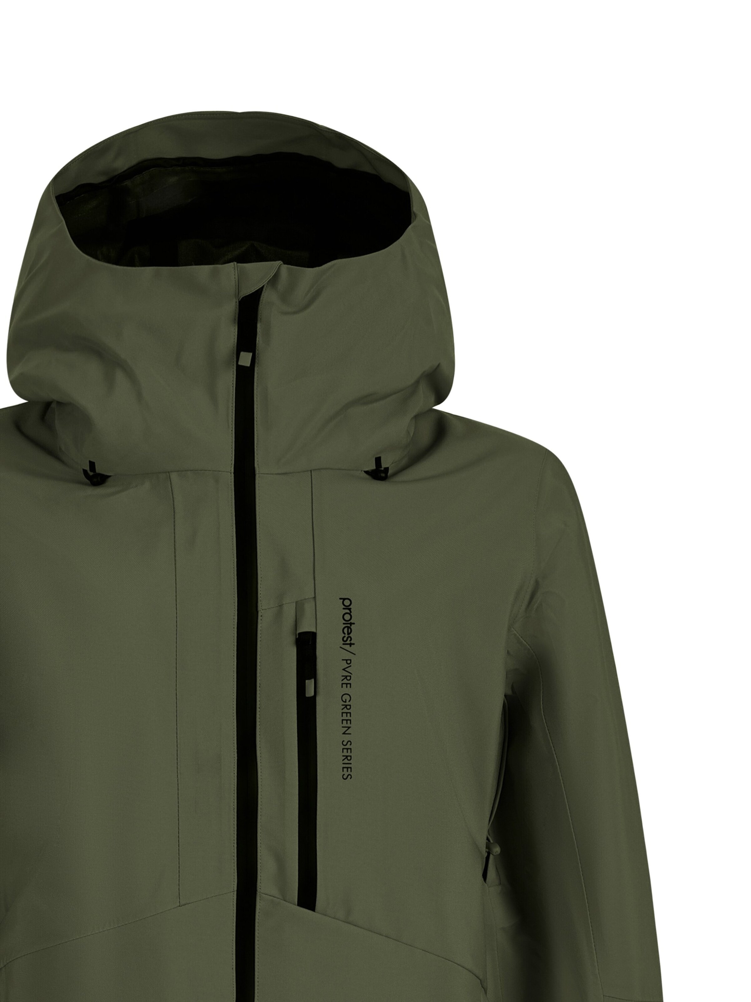 PROTEST Athletic Jacket 'PRTDyna' in Green