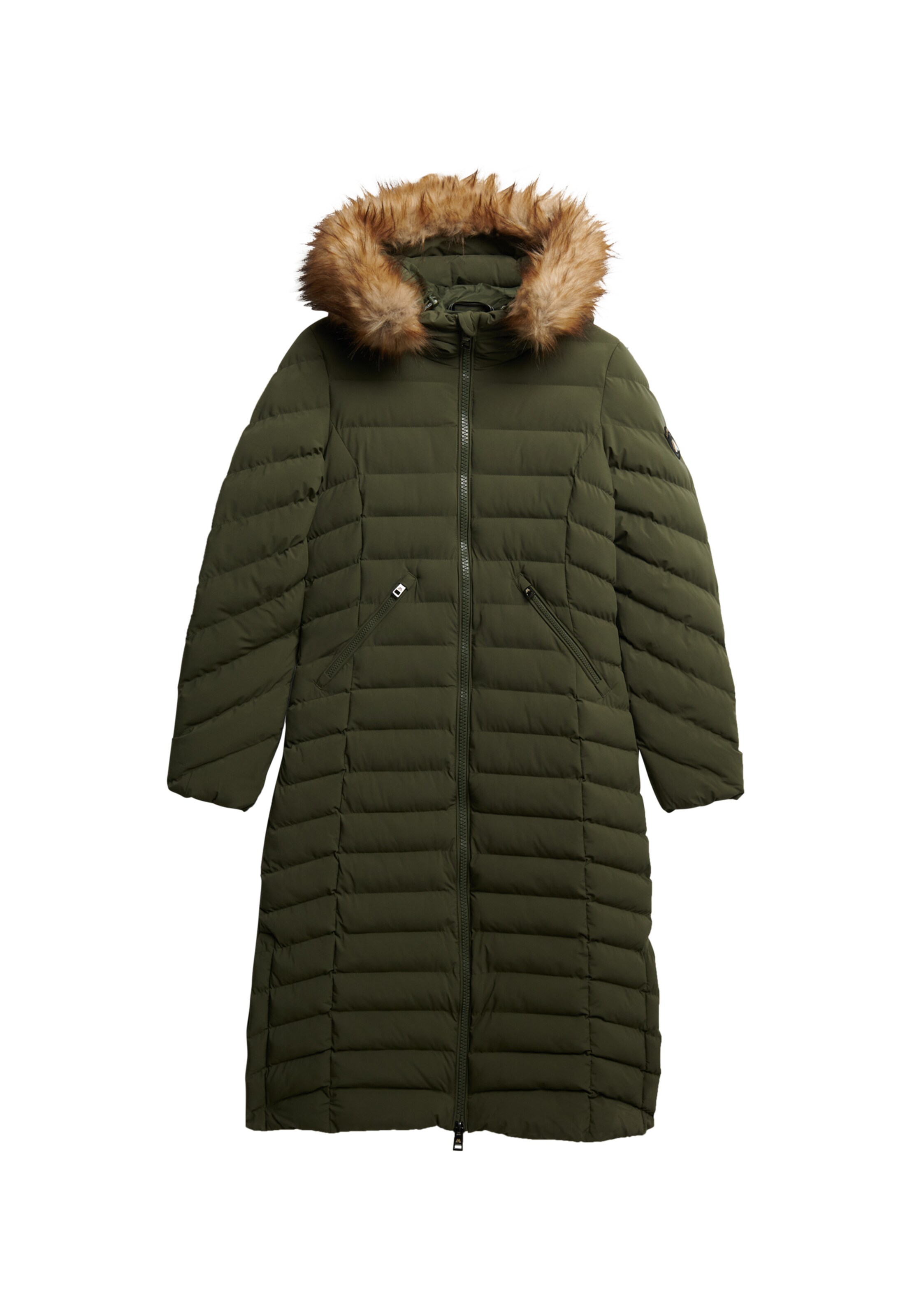 Manteau mi-saison Superdry & Co en vert : devant