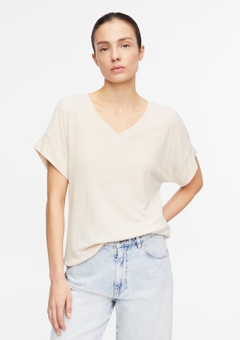 T-shirt COMMA en beige : devant