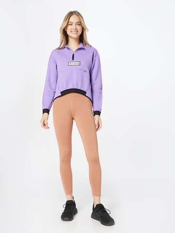 ADIDAS TERREX Sweater 'Utilitas Fleece' in Purple