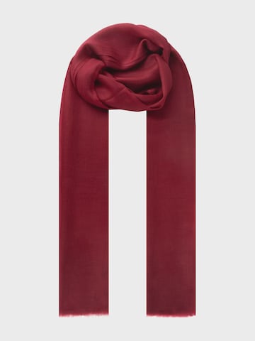 Écharpe SILK & CASHMERE en rouge : devant