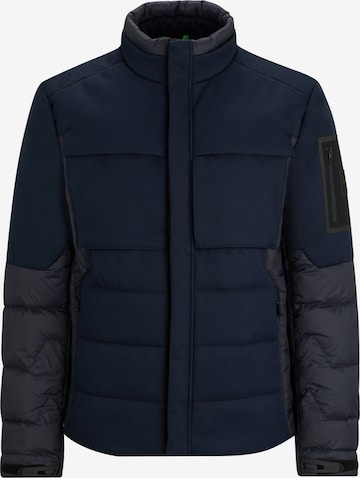 BOSS Winter Jacket 'Lisk' in Blue: front
