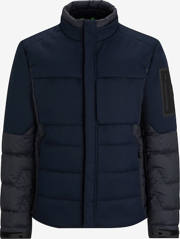 BOSS Green Winter Jacket 'Lisk' in Blue: front