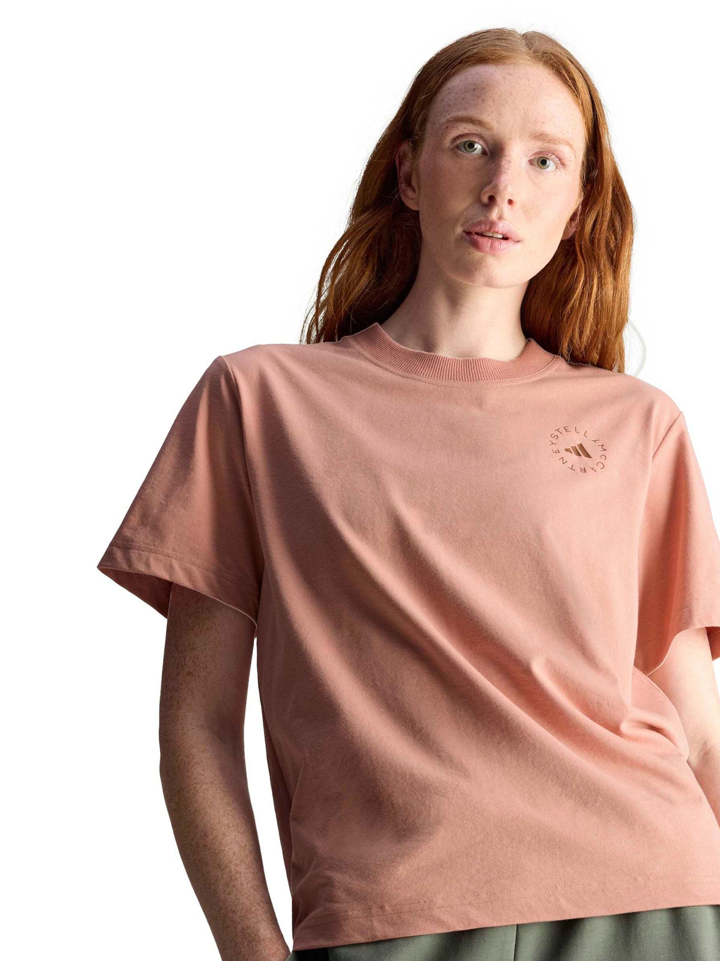 ADIDAS BY STELLA MCCARTNEY - Camiseta funcional 'TrueCasuals' en rosa: frente