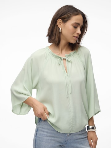 VERO MODA Bluse 'JANNI' i grøn