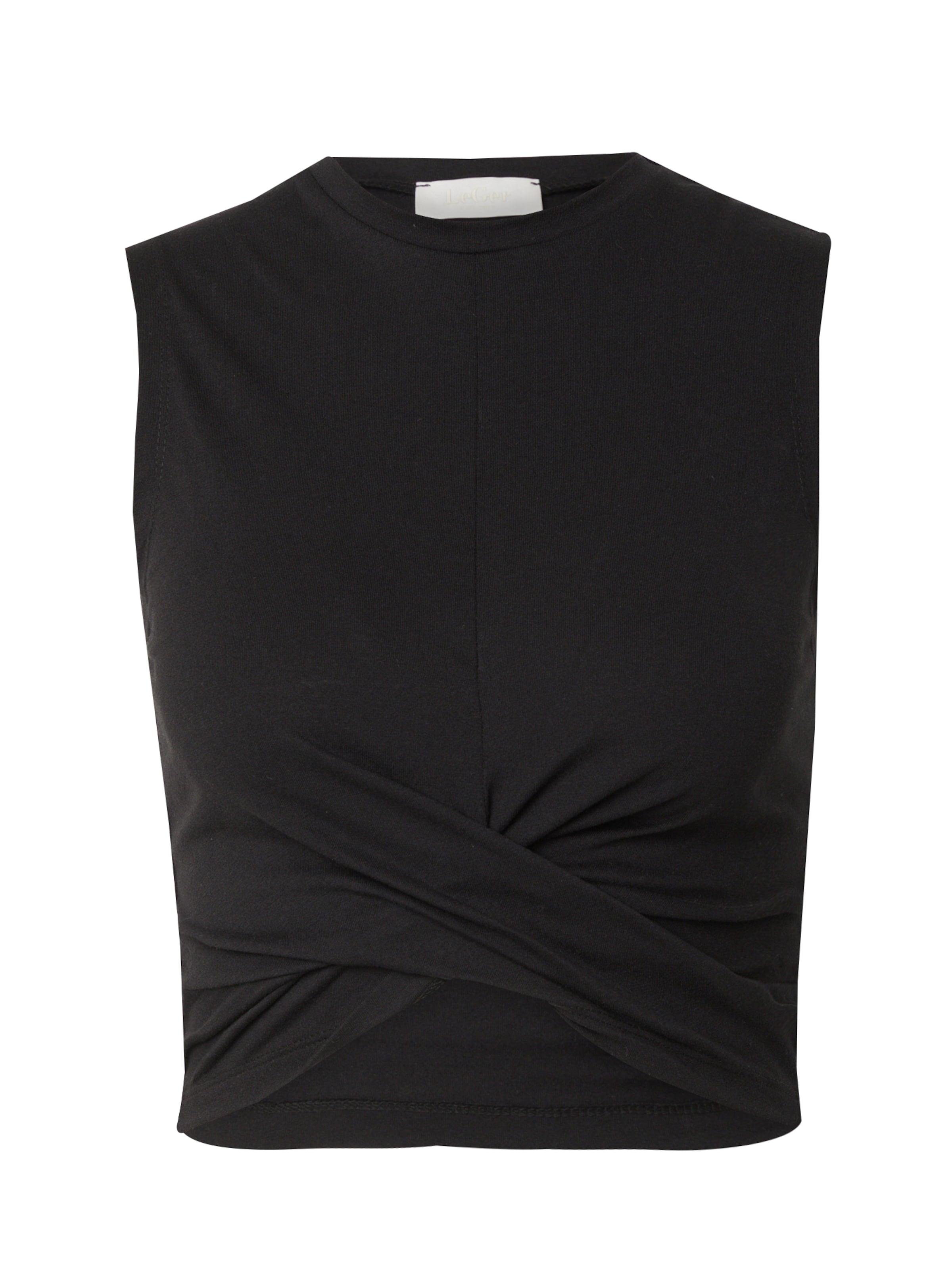 Top 'Finja' de la LeGer by Lena Gercke pe negru: față