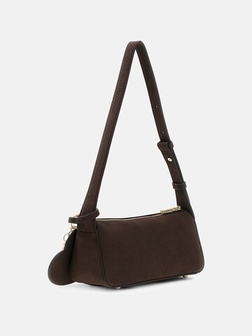 GUESS Schultertasche 'Isobel' in Braun
