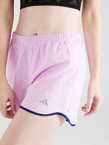 ADIDAS PERFORMANCE Regular Sportshorts 'RUN IT SHORT 3' in Lila