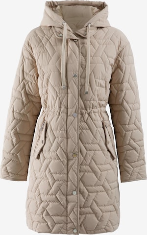 Funk since 1776 Between-Seasons Coat in Beige: front