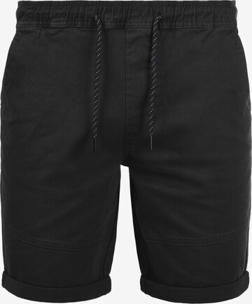 !Solid Regular Chino Pants 'HENK' in Black: front