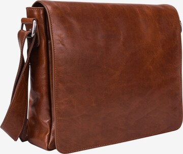 LEONHARD HEYDEN Messenger 'Cambridge' in Brown: front