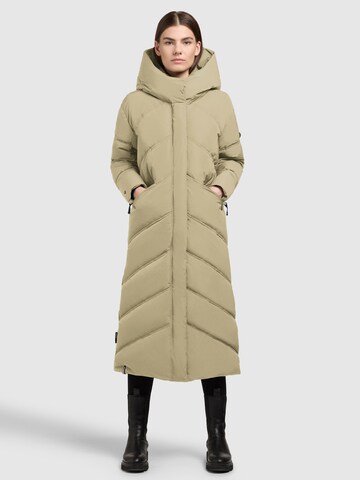 khujo Winter Coat 'Aridana' in Green