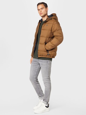 BLEND Winter Jacket in Brown