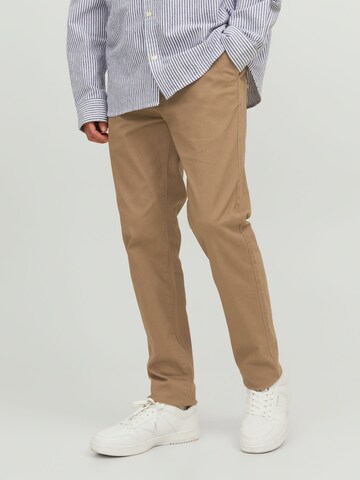 JACK & JONES Regular Chinohose 'Marco Dave AKM' in Braun