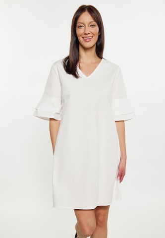 Robe usha BLACK LABEL en blanc : devant