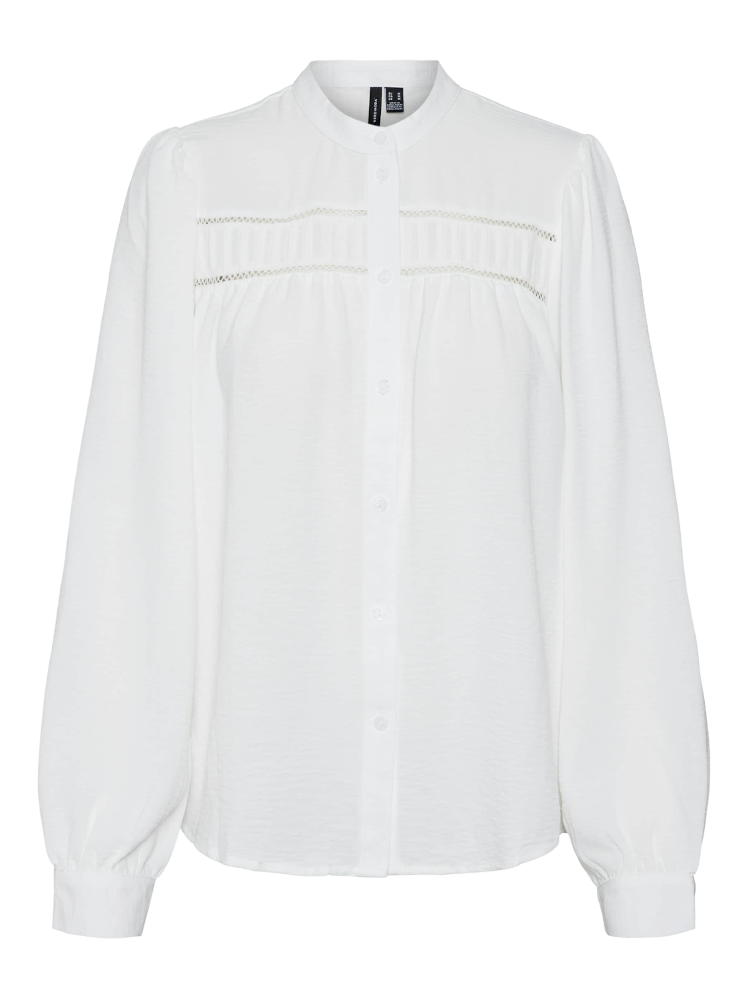 Camicia da donna &#x27;Emma&#x27; di VERO MODA in bianco: frontale