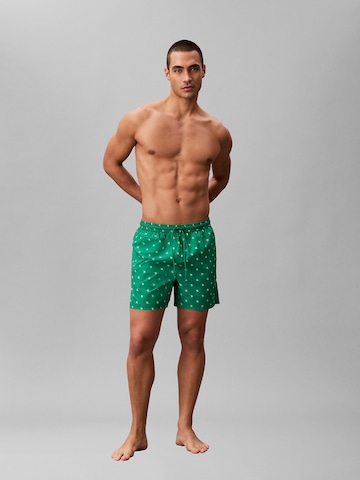 Regular Shorts de bain Calvin Klein Swimwear en vert