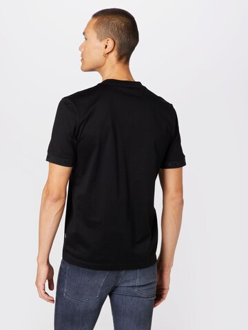 Tricou 'Tiburt' de la BOSS Black pe negru