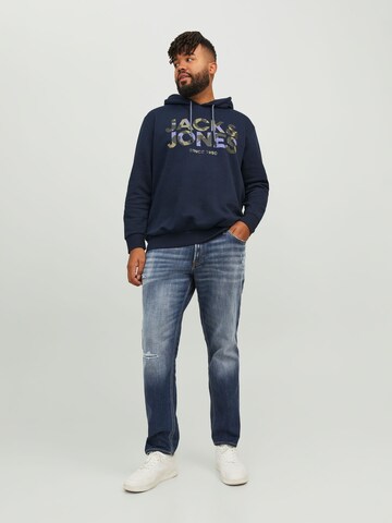 Coupe slim Jean 'GLENN' JACK & JONES en bleu