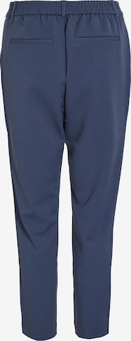 VILA Tapered Élére vasalt nadrágok 'VIVarone' - kék