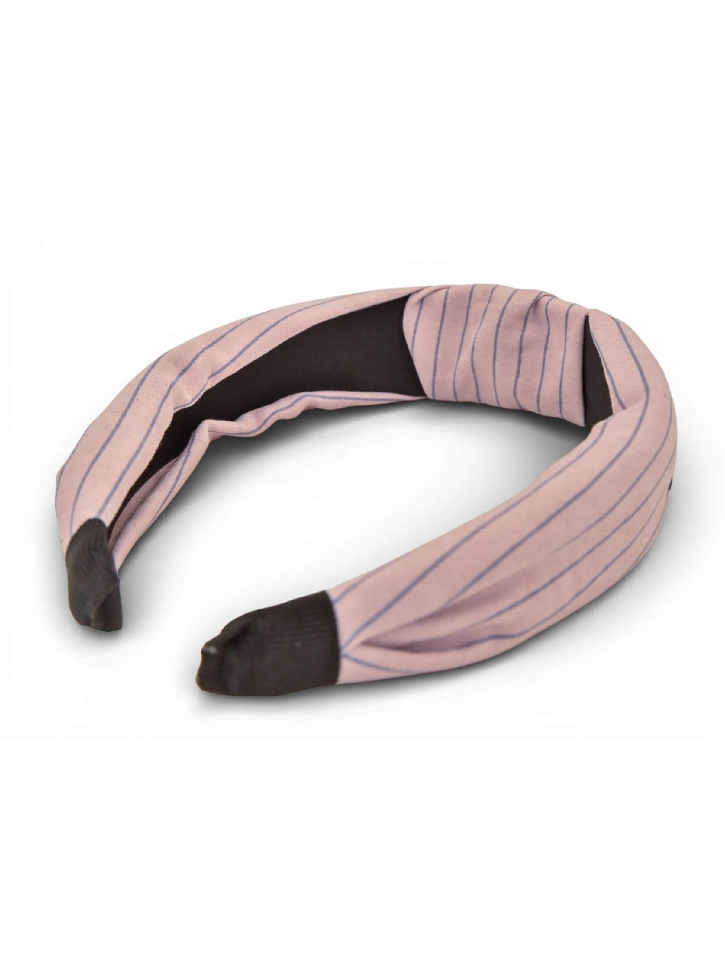 styleBREAKER Haarschmuck 'Haarreif Gestreift mit Twist Knoten'‌‌ in Pink