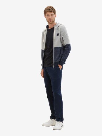 TOM TAILOR Sweatjacke in Grau