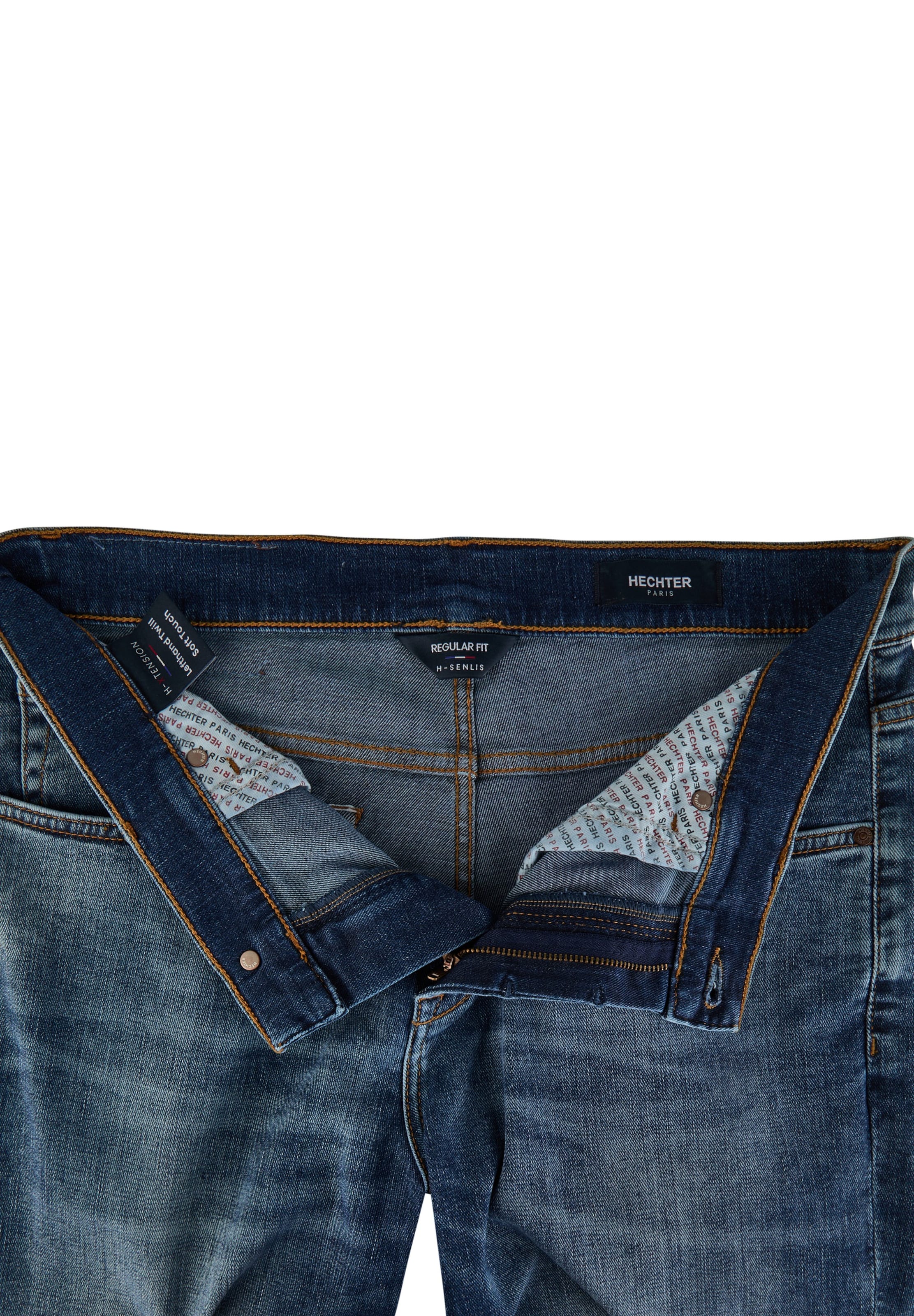 HECHTER PARIS Regular Jeans 'H-SENLIS' in Blauw