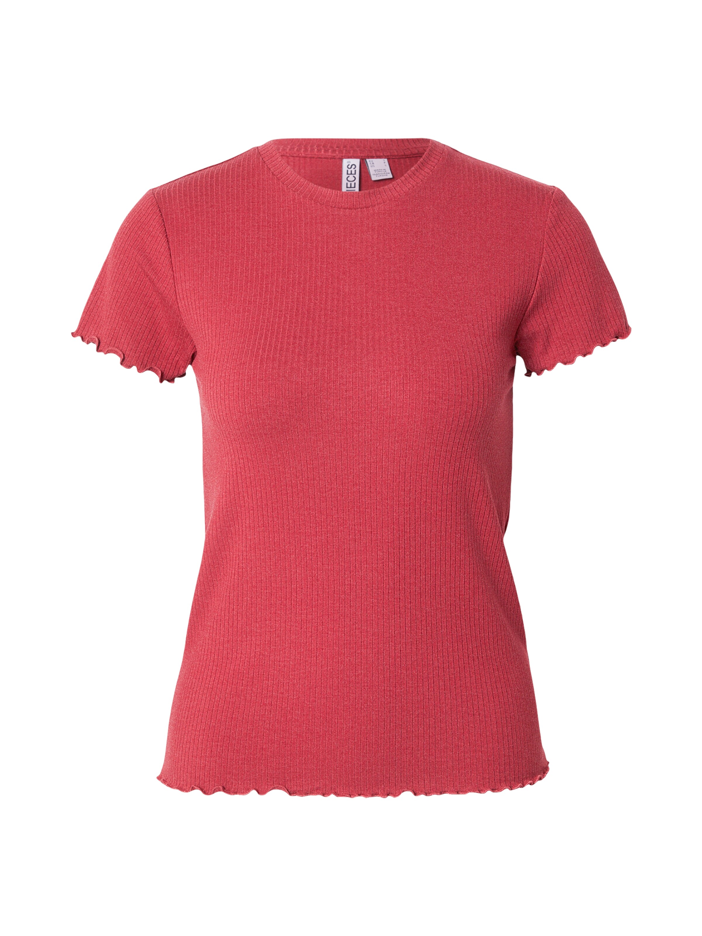T-shirt 'PCNICCA' PIECES en rouge : devant