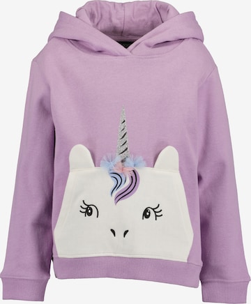 BLUE SEVEN Sweatshirt i lila: framsida