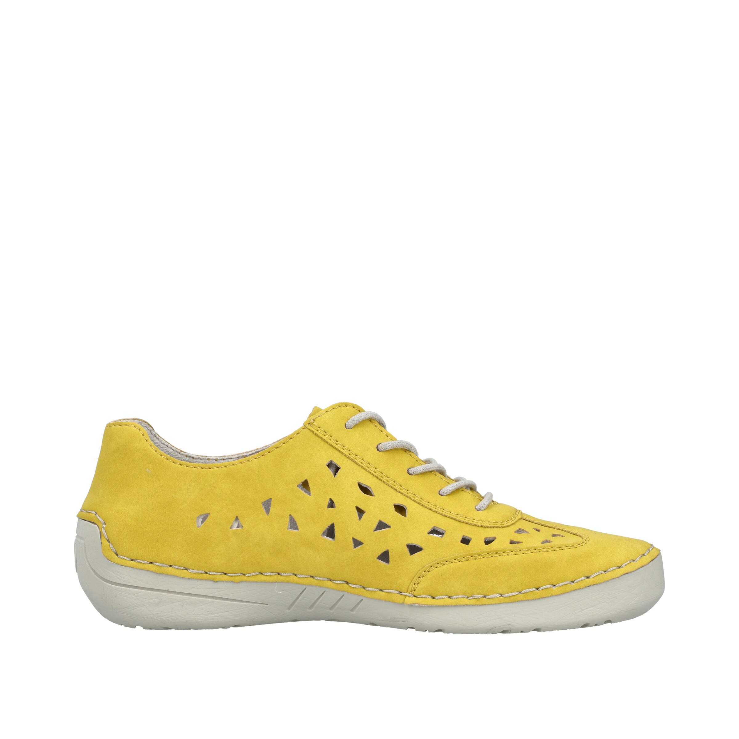 Chaussure à lacets '52517' Rieker en jaune