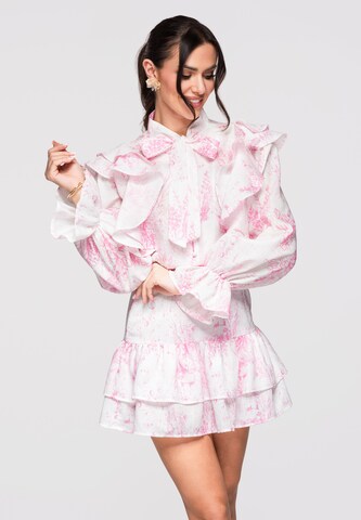 Ombre Skirt in Pink: front
