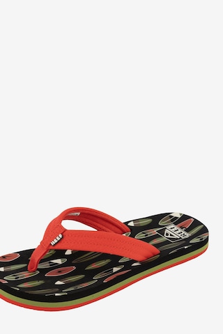 REEF Beach & Pool Shoes 'Kids Ahi' in Red