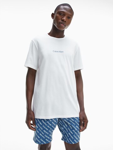 Calvin Klein Underwear Pyjamas kort i blå: forside