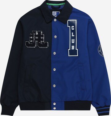 Jack & Jones Junior Φθινοπωρινό και ανοιξιάτικο μπουφάν 'Ecole' σε μπλε: μπροστά