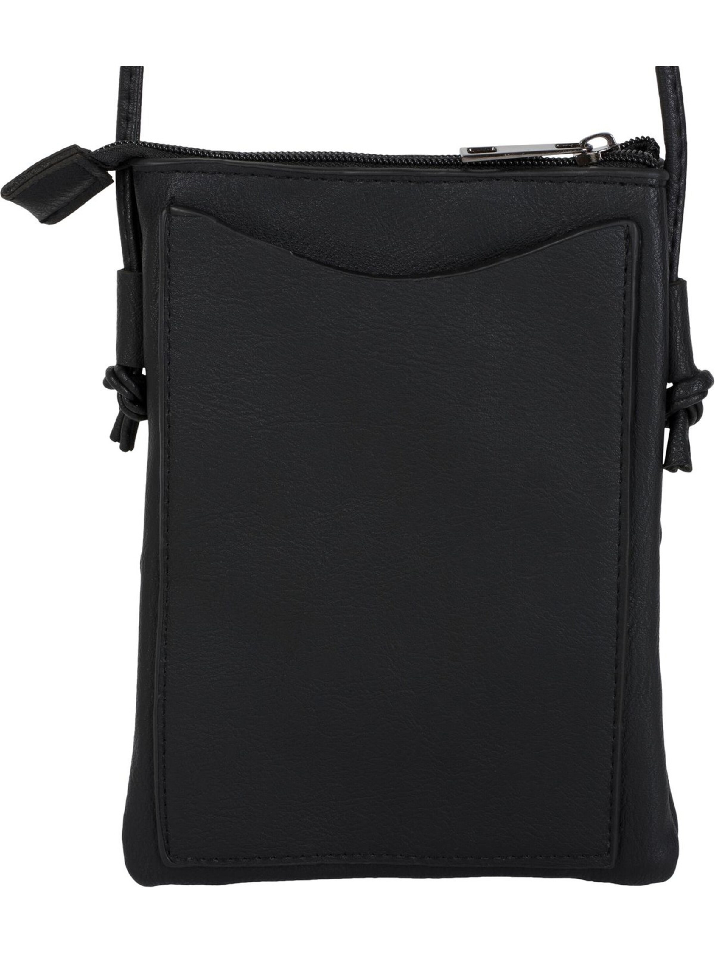 styleBREAKER Umhängetasche 'Mini Umhängetasche Ethno Cutout und Nieten'‌‌‌‌‌ in Schwarz