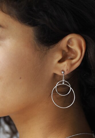 Nana Kay Earrings 'Swinging Silver' in Silver