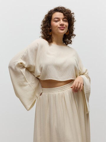 CITA MAASS Blus i beige