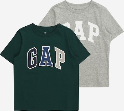 GAP T-Shirt in blau / graumeliert / dunkelgrün / weiß, Produktansicht