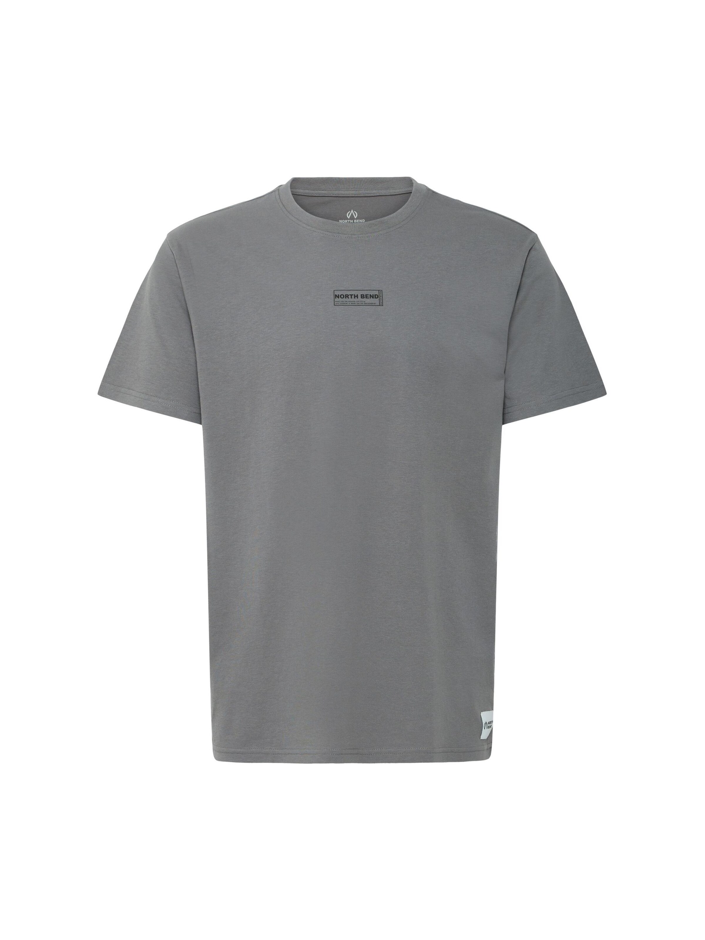 T-Shirt ' NBKunt ' North Bend en gris : devant