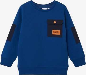 NAME IT Sweatshirt in Blauw: voorkant