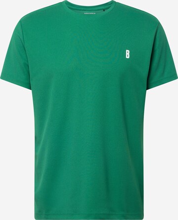 BJÖRN BORG - Camisa funcionais 'ACE' em verde: frente